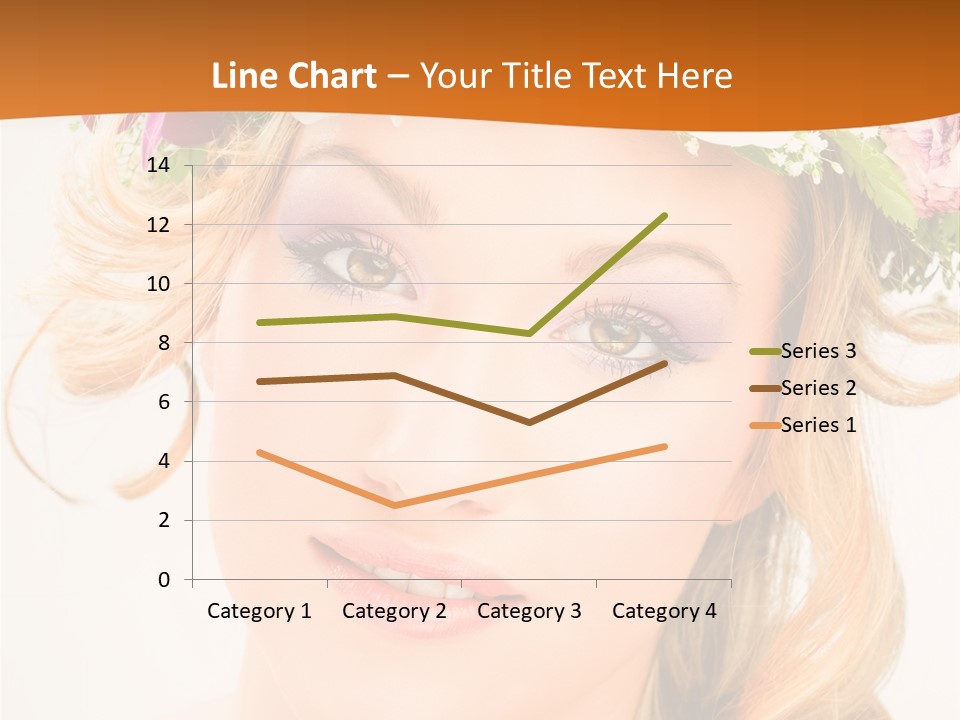 Fille Joyeuse Femme PowerPoint Template
