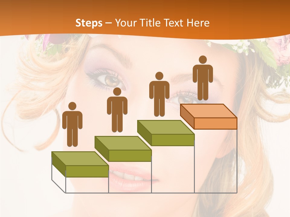 Fille Joyeuse Femme PowerPoint Template