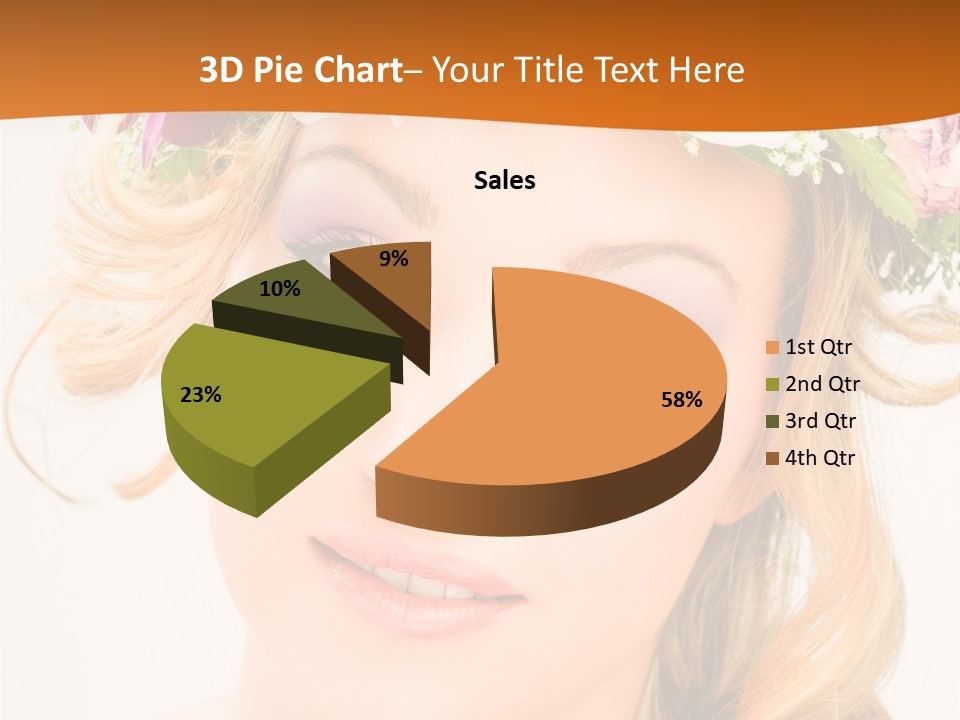 Fille Joyeuse Femme PowerPoint Template