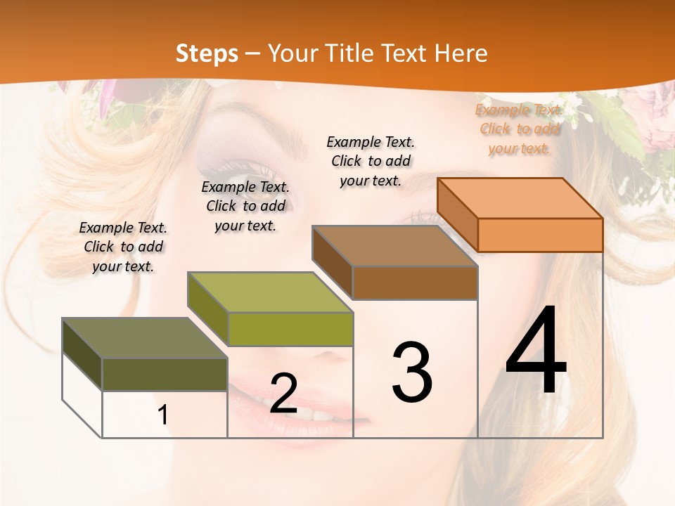 Fille Joyeuse Femme PowerPoint Template