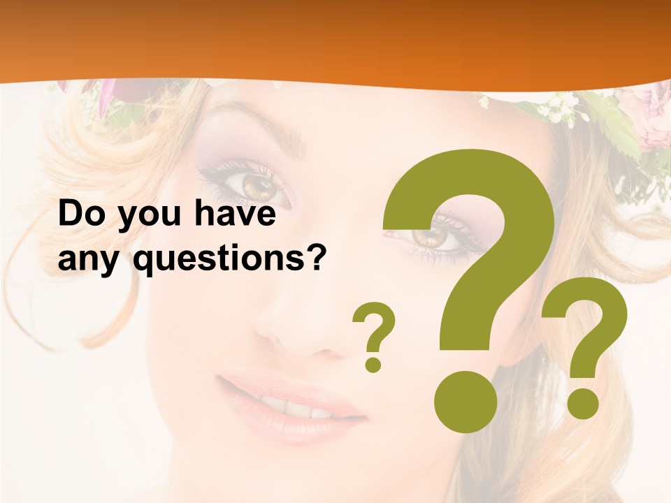 Fille Joyeuse Femme PowerPoint Template