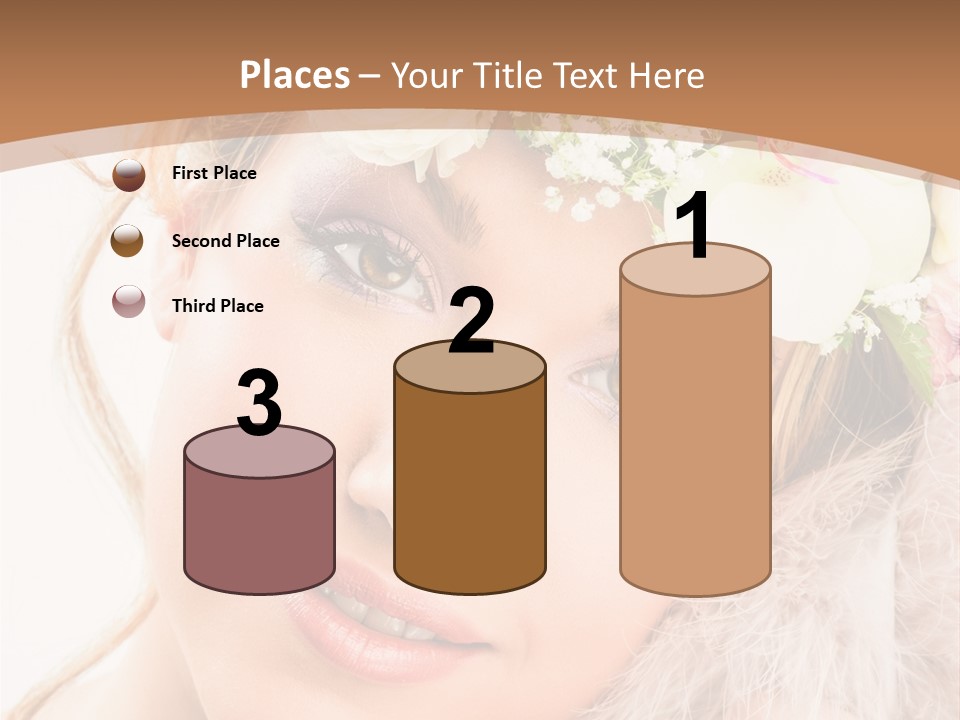 Fille Esth Sourire PowerPoint Template