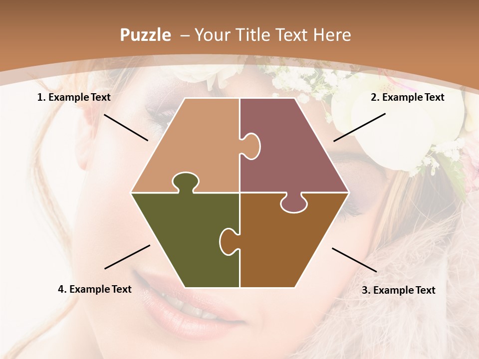 Fille Esth Sourire PowerPoint Template