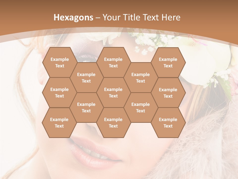 Fille Esth Sourire PowerPoint Template