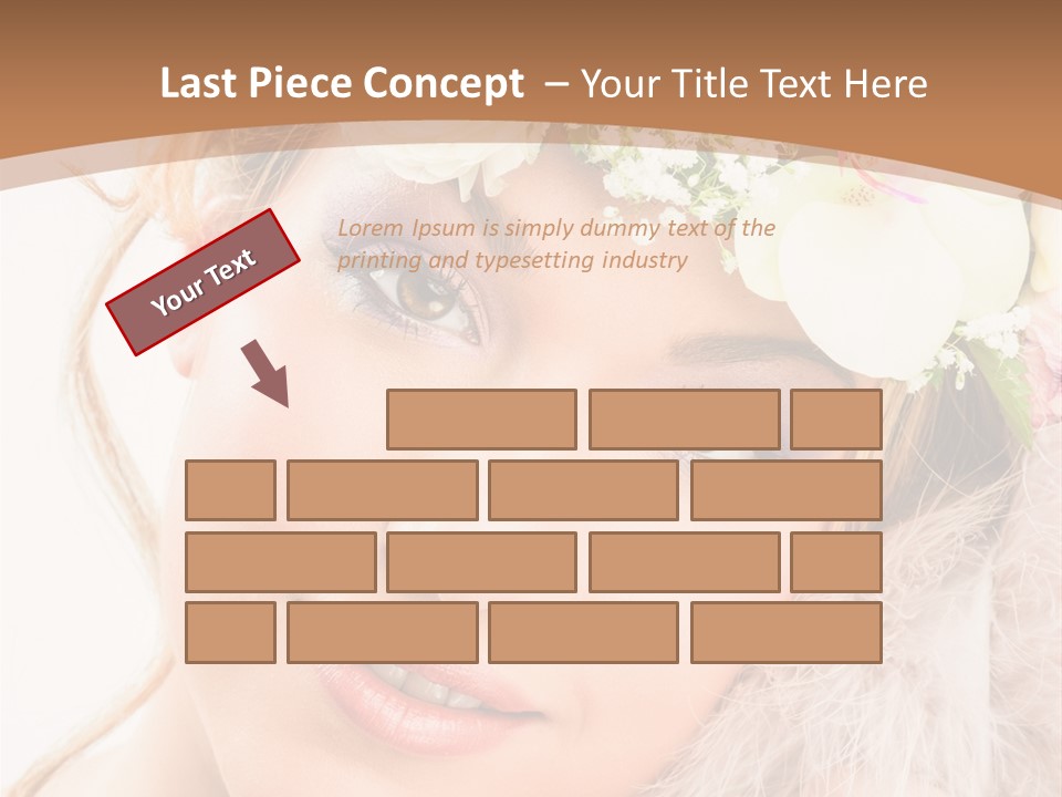 Fille Esth Sourire PowerPoint Template