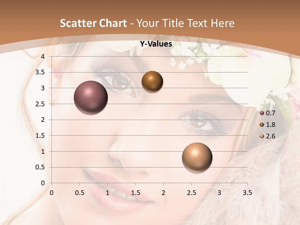 Fille Esth Sourire PowerPoint Template