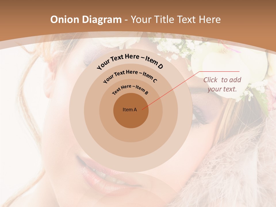 Fille Esth Sourire PowerPoint Template