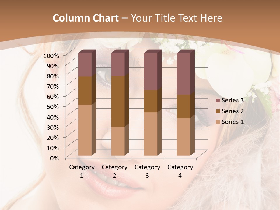 Fille Esth Sourire PowerPoint Template