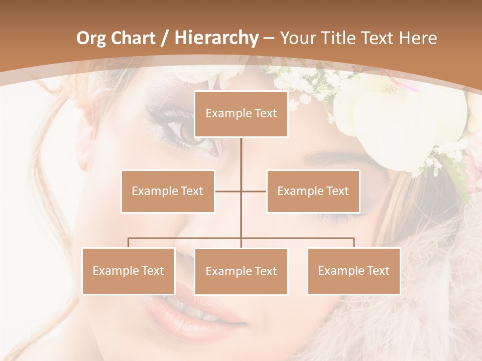 Fille Esth Sourire PowerPoint Template