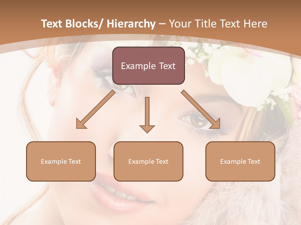 Fille Esth Sourire PowerPoint Template