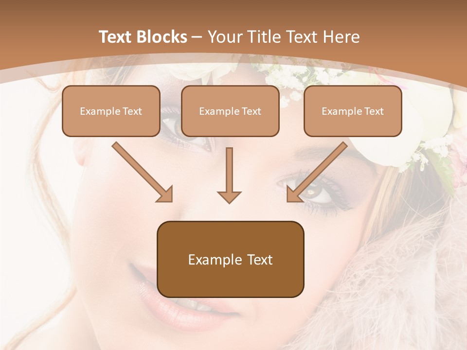 Fille Esth Sourire PowerPoint Template