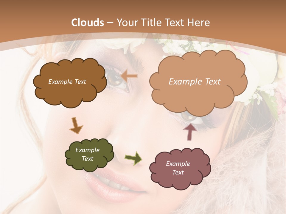 Fille Esth Sourire PowerPoint Template