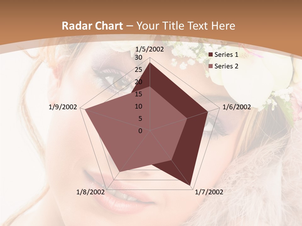 Fille Esth Sourire PowerPoint Template