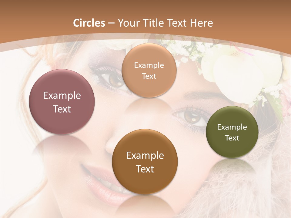 Fille Esth Sourire PowerPoint Template