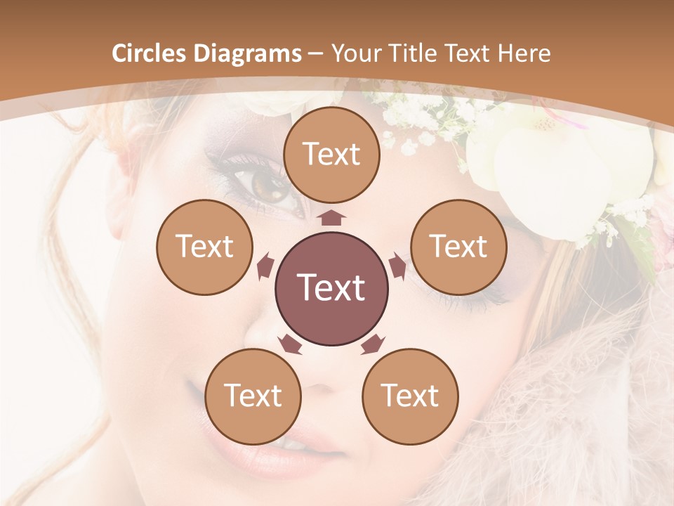 Fille Esth Sourire PowerPoint Template