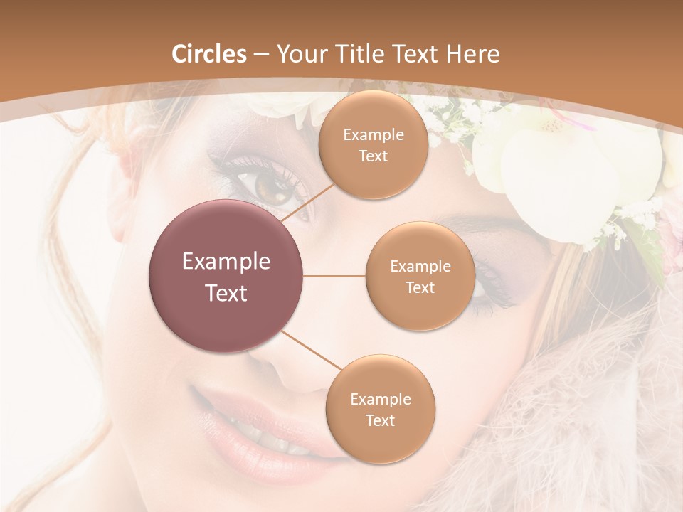 Fille Esth Sourire PowerPoint Template