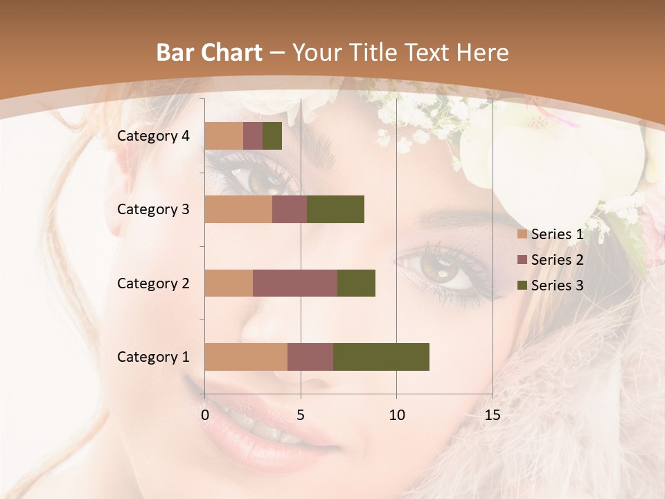 Fille Esth Sourire PowerPoint Template