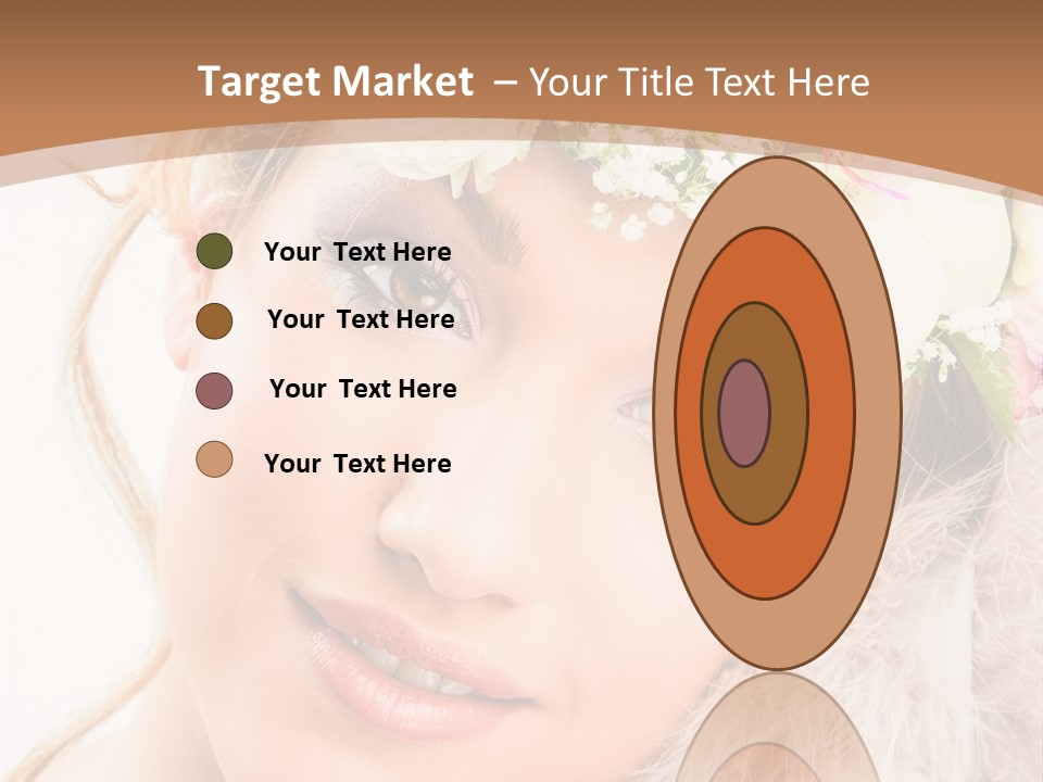 Fille Esth Sourire PowerPoint Template