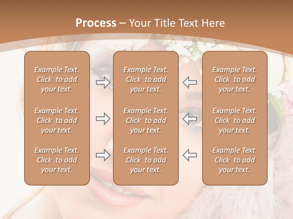 Fille Esth Sourire PowerPoint Template