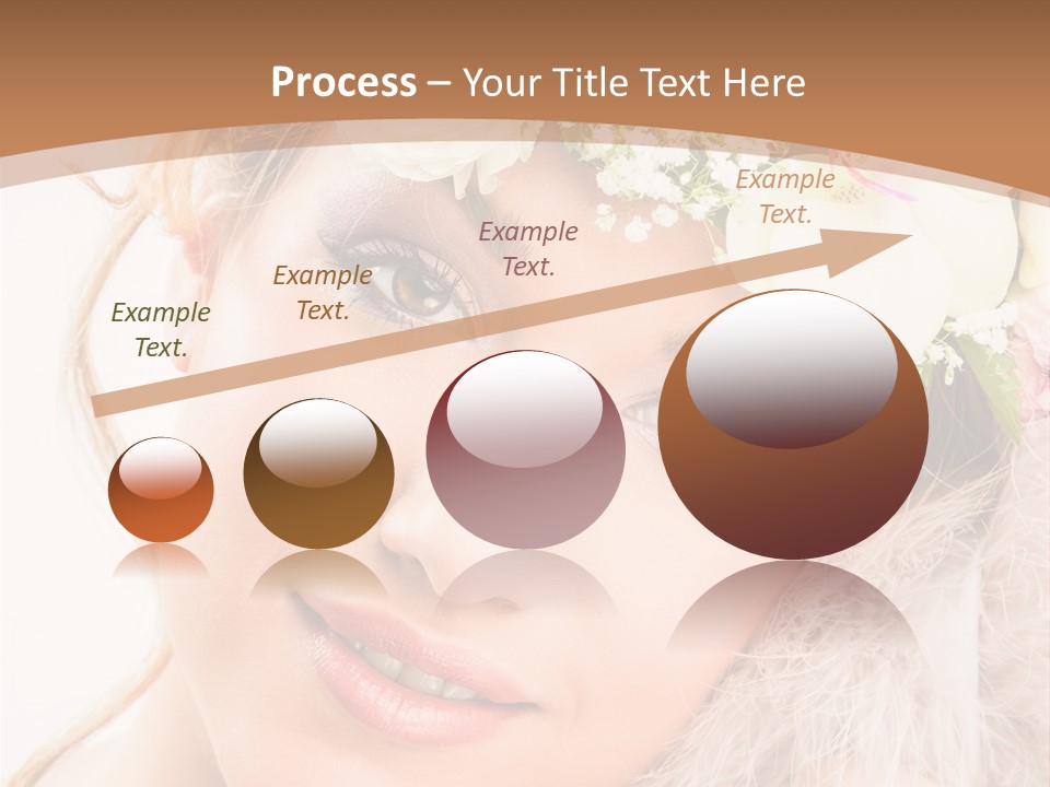 Fille Esth Sourire PowerPoint Template