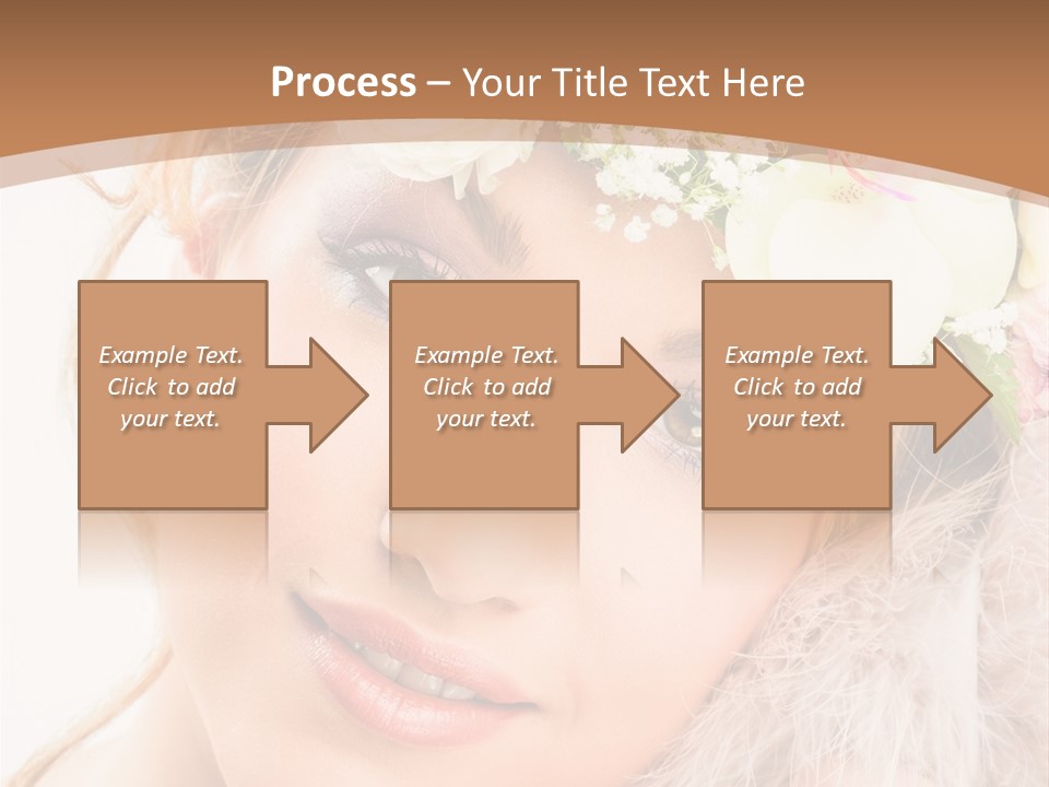 Fille Esth Sourire PowerPoint Template