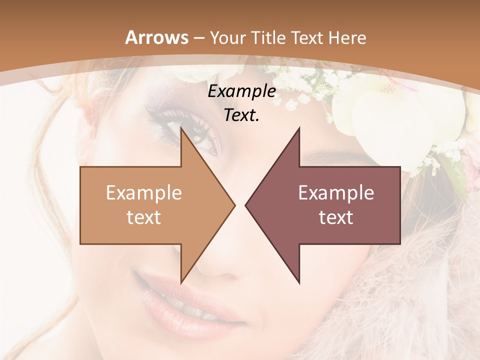 Fille Esth Sourire PowerPoint Template