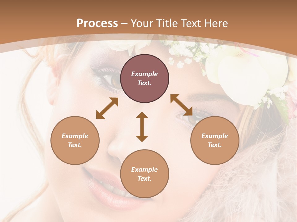 Fille Esth Sourire PowerPoint Template