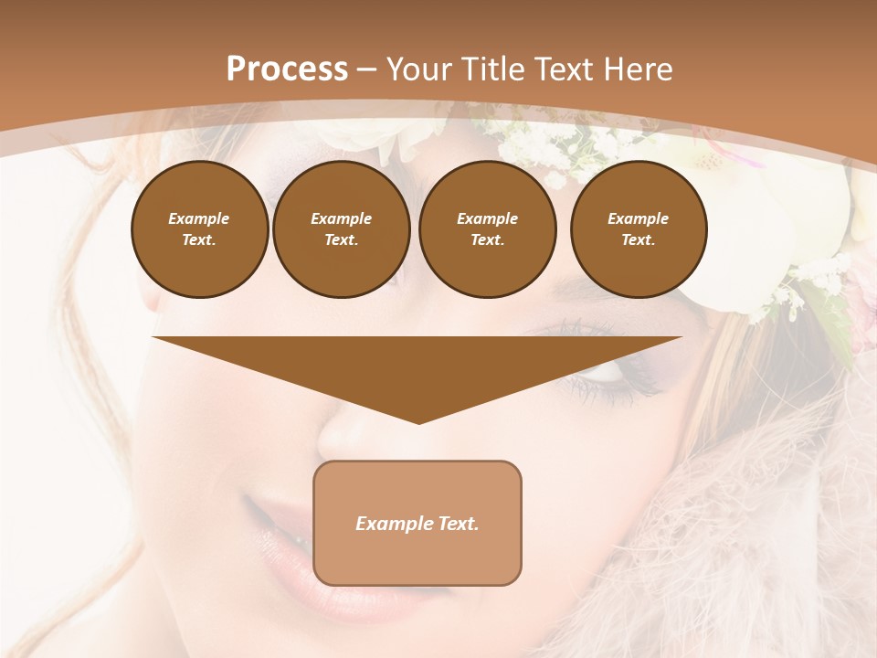 Fille Esth Sourire PowerPoint Template