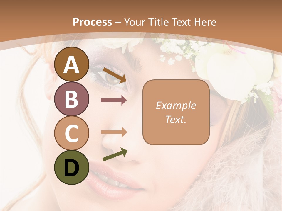 Fille Esth Sourire PowerPoint Template