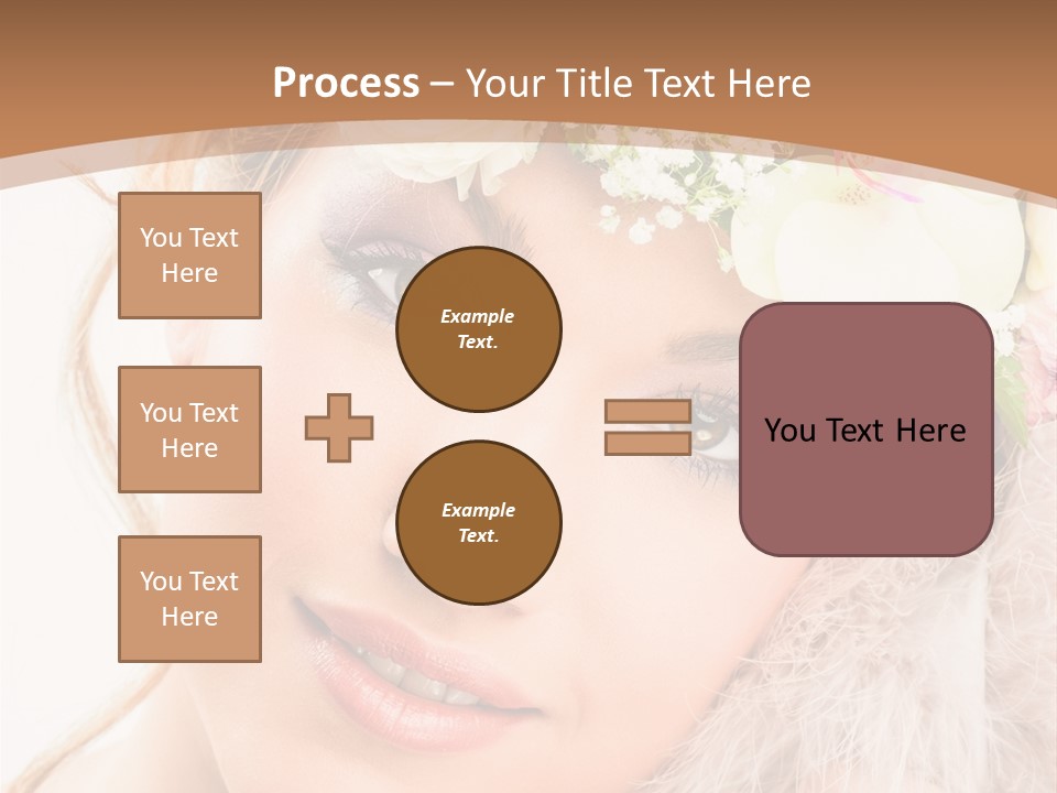 Fille Esth Sourire PowerPoint Template