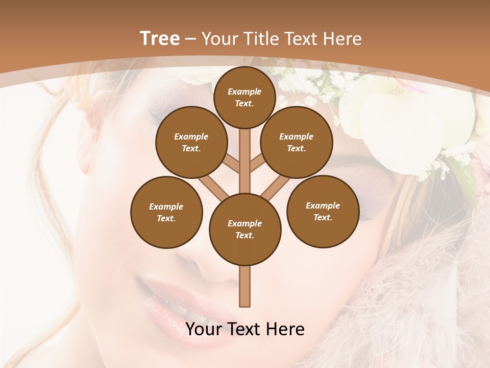 Fille Esth Sourire PowerPoint Template