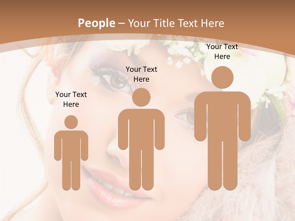 Fille Esth Sourire PowerPoint Template