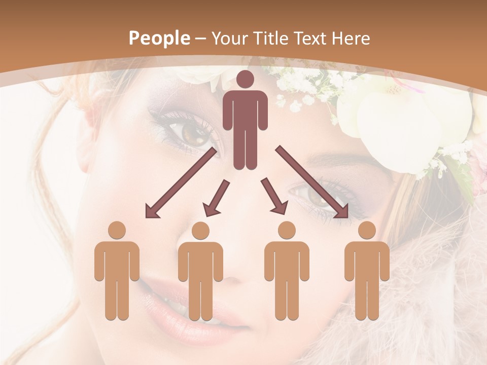 Fille Esth Sourire PowerPoint Template