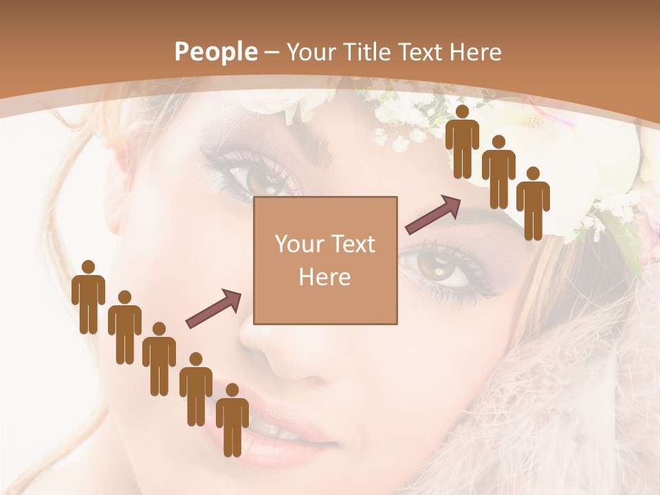 Fille Esth Sourire PowerPoint Template