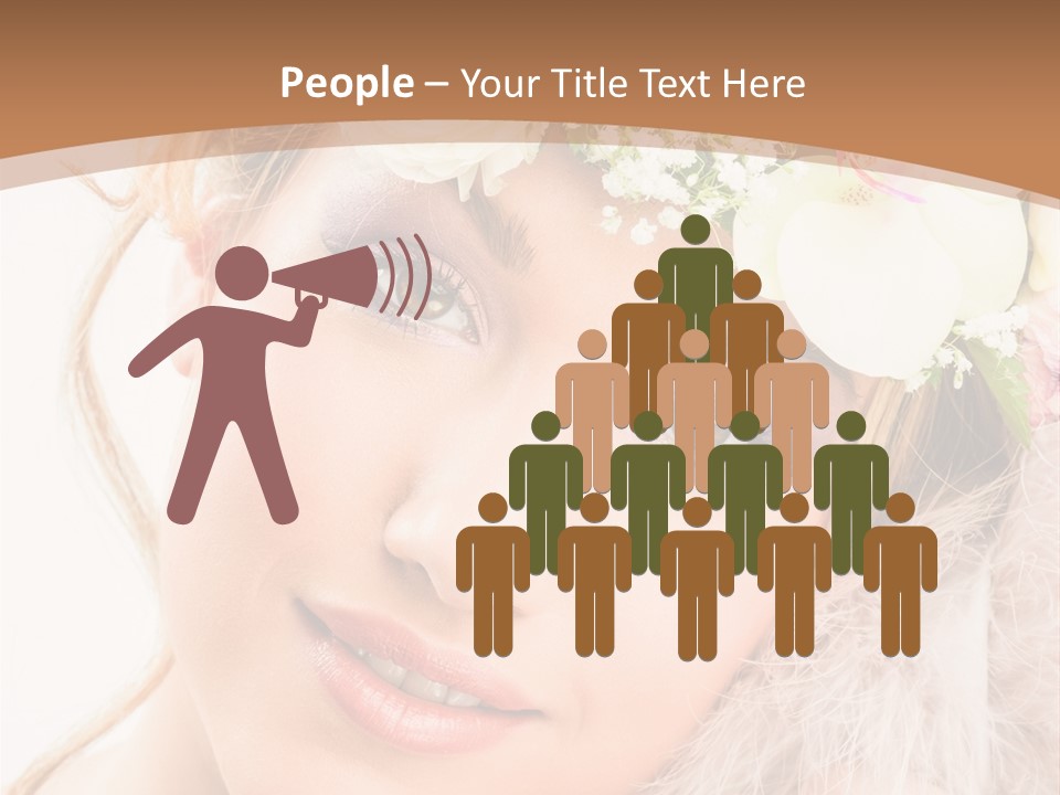 Fille Esth Sourire PowerPoint Template