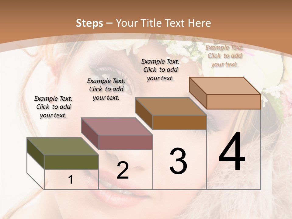 Fille Esth Sourire PowerPoint Template