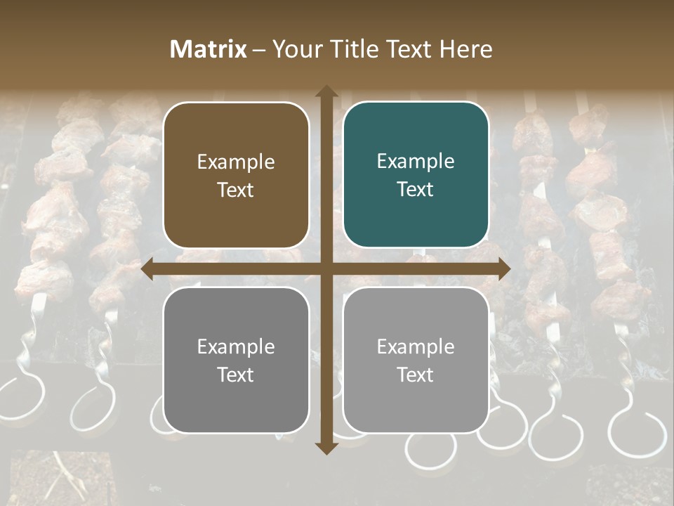 Flame Coal Eating PowerPoint Template