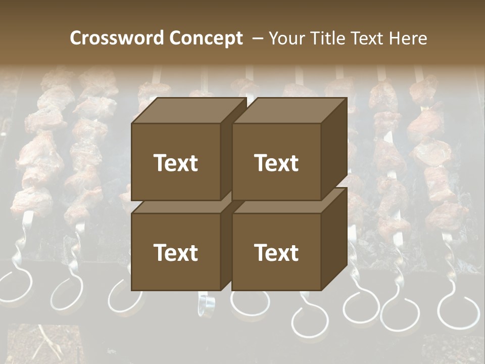 Flame Coal Eating PowerPoint Template