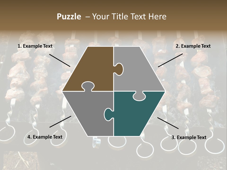 Flame Coal Eating PowerPoint Template