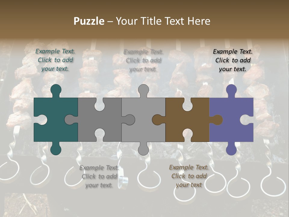 Flame Coal Eating PowerPoint Template