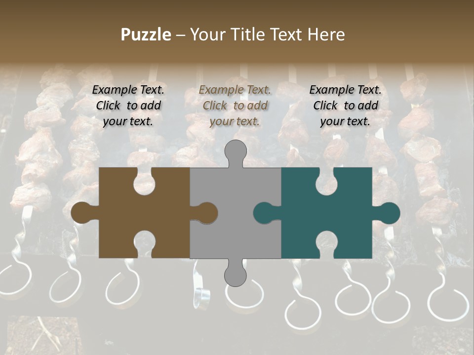 Flame Coal Eating PowerPoint Template