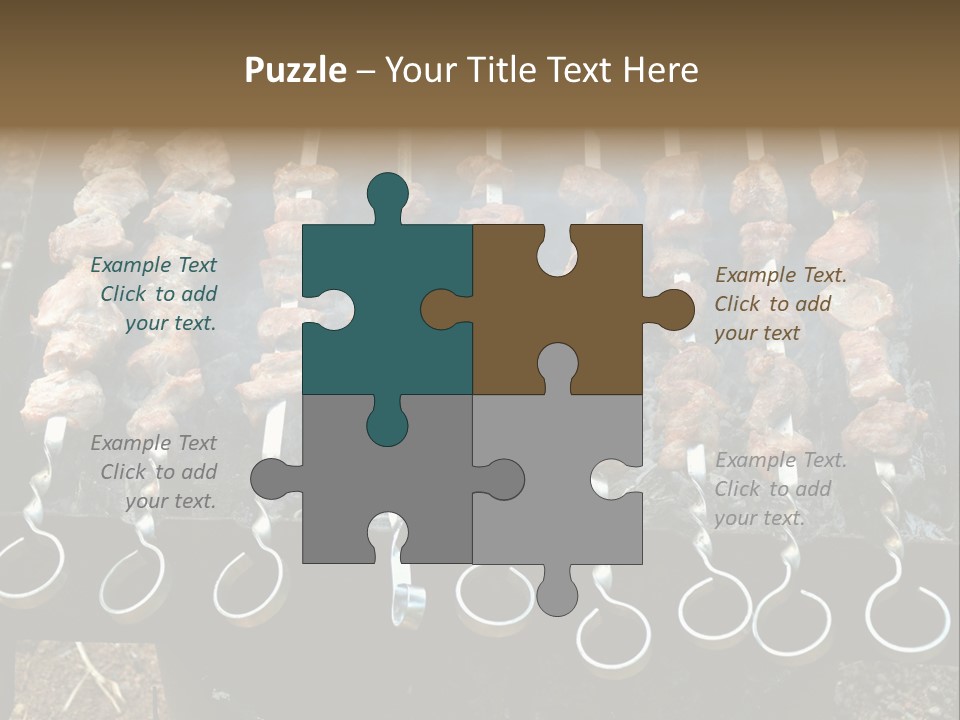 Flame Coal Eating PowerPoint Template