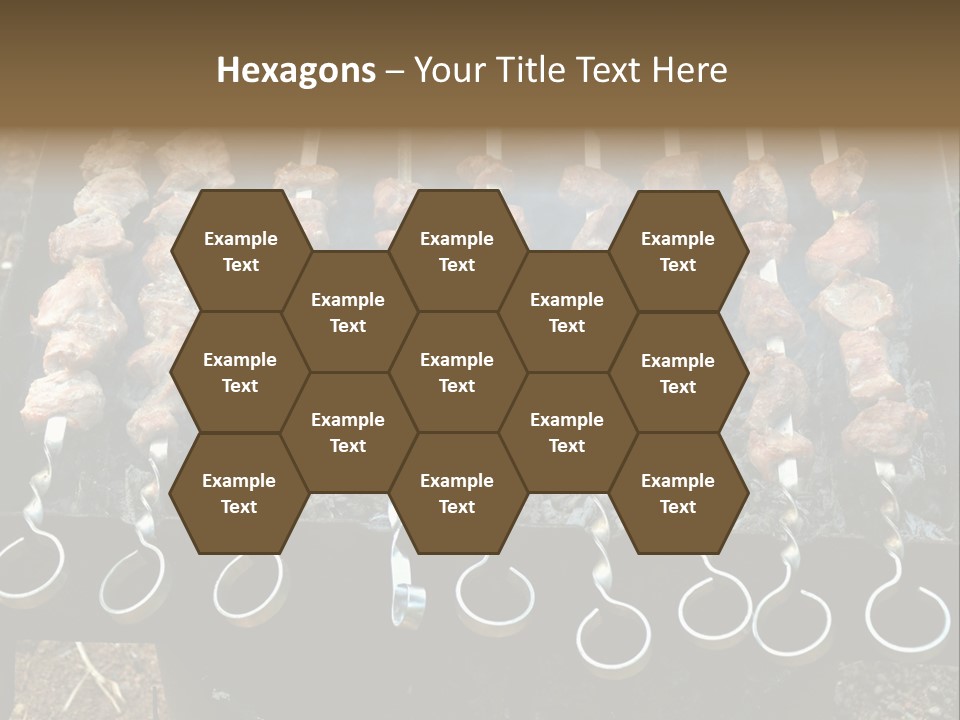 Flame Coal Eating PowerPoint Template