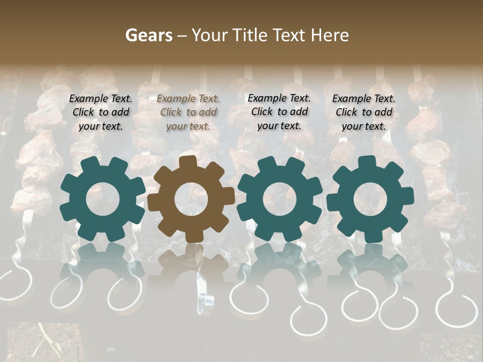 Flame Coal Eating PowerPoint Template