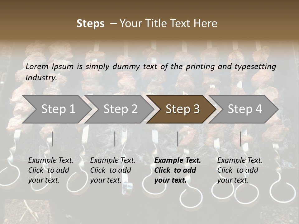 Flame Coal Eating PowerPoint Template