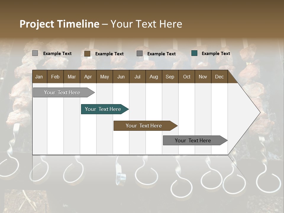 Flame Coal Eating PowerPoint Template