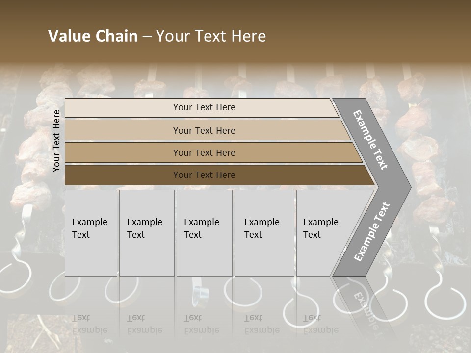 Flame Coal Eating PowerPoint Template