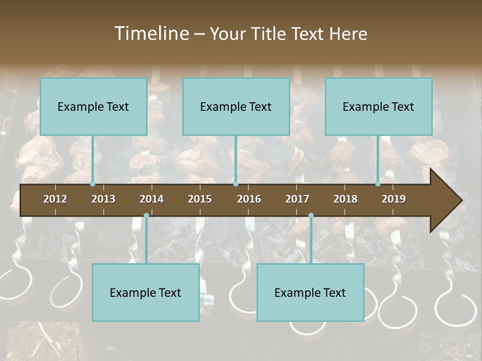 Flame Coal Eating PowerPoint Template