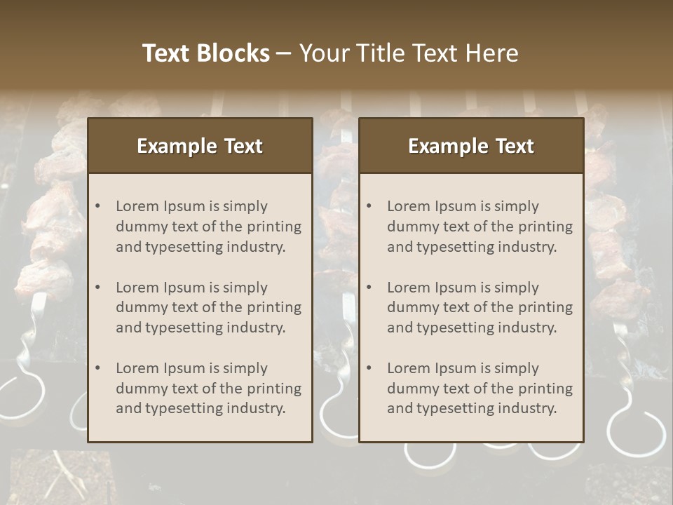 Flame Coal Eating PowerPoint Template