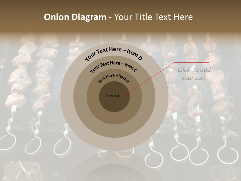 Flame Coal Eating PowerPoint Template